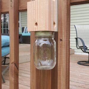 Handmade Wooden Carpenter Bee Traps